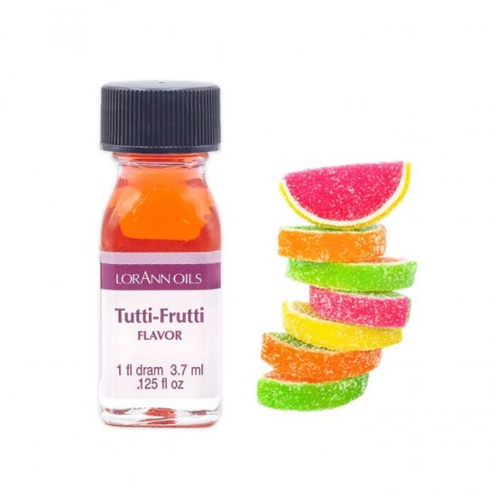 "Lorann oils" aliejinė esencija Tutti frutti kvapo "Lorann oils" aliejinė esencija Tutti frutti kvapo