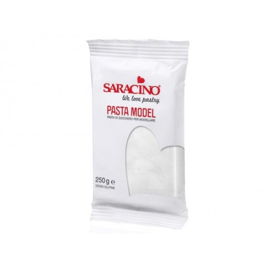 Saracino modeliavimo masė 250 g. Balta spalva Saracino modeliavimo masė 250 g. Balta spalva