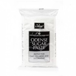 Balta cukrinė masė Odense 1000 g.