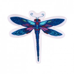 Cukrinė dekoracija. Laumžirgis mėlynas.