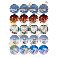 Valgomas paveiksliukas " Linksmų šv. Kalėdų ir Naujųjų Metų"