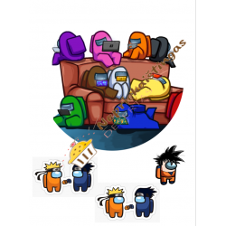 Valgomas paveiksliukas Among Us  Valgomas paveiksliukas Among Us