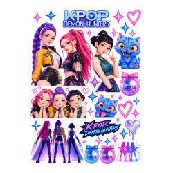 Valgomas paveiksliukas KPop Demon Hunters-2 Valgomas paveiksliukas KPop Demon Hunters-2