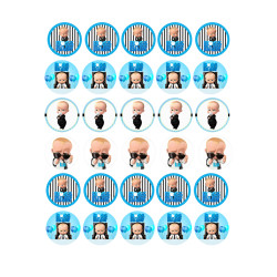 Valgomas paveiksliukas "Baby boss" keksiukams, spurgytėms