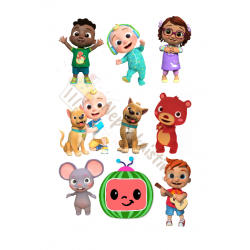 Valgomos figūrėles "Cocomelon"