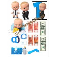 Valgomas paveiksliukas figūrėlėms / toperiams Ponas kūdikis Valgomas paveiksliukas figūrėlėms / toperiams Ponas kūdikis