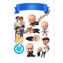 Valgomas paveiksliukas figūrėlėms Ponas kūdikis