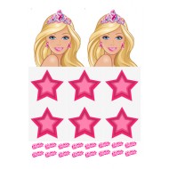 Valgomas paveiksliukas Barbės 10 cm