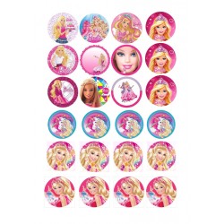 Valgomas paveiksliukas Barbės keksiukams