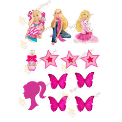 Valgomas paveiksliukas "Barbie - 5"
