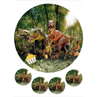 Valgomas paveiksliukas "Jurassic park" Valgomas paveiksliukas "Jurassic park"