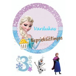 Valgomas paveiksliukas 3 -čiam gimtadieniui