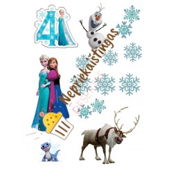 Valgomas paveiksliukas Ledo šalis 4 - tam gimtadieniui