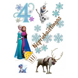 Valgomas paveiksliukas 4 - tam gimtadieniui