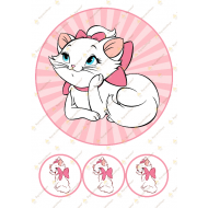 Valgomas paveiksliukas "Aristokratė katė Marie" Valgomas paveiksliukas "Aristokratė katė Marie"