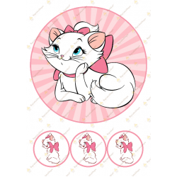 Valgomas paveiksliukas "Aristokratė katė Marie" Valgomas paveiksliukas "Aristokratė katė Marie"