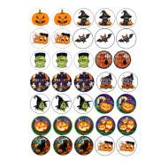 Valgomas paveiksliukas Helovino mini spurgytėms Valgomas paveiksliukas Helovino mini spurgytėms