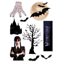 Valgomas paveiksliukas Trečiadienė figūrėlės