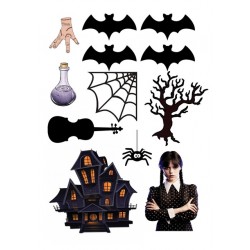 Valgomas paveiksliukas figūrėlėms ,,Trečiadienė'' Valgomas paveiksliukas figūrėlėms ,,Trečiadienė''