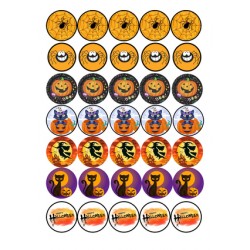 Valgomas paveiksliukas Helovino desertukams puošti Valgomas paveiksliukas Helovino desertukams puošti