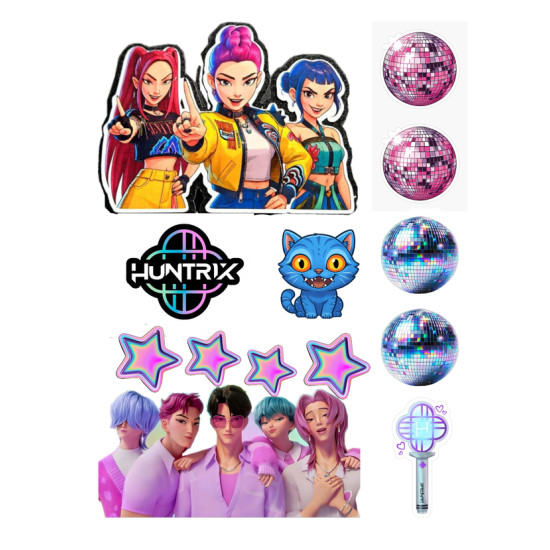 Valgomas paveiksliukas KPop Demon Hunters