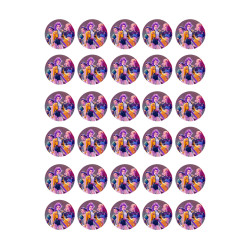 Valgomas paveiksliukas spurgytėms, keksiukams K-pop demonų medžiotojos