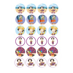 Valgomas paveiksliukas Kakė Makė keksiukams Valgomas paveiksliukas Kakė Makė keksiukams