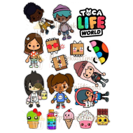 Valgomas paveiksliukas "Toka boka" figūrėlėms 1