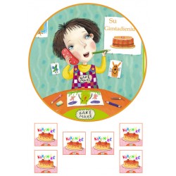 Valgomas paveiksliukas tortui Kakė Makė 