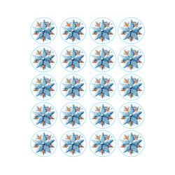 Valgomas paveiksliukas Snaigės - 4,5 cm skersmuo