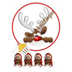 Valgomas paveiksliukas Briedžiukas