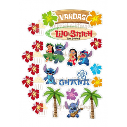 Valgomas paveiksliukas "Lilo ir stičas" figūrėlėms