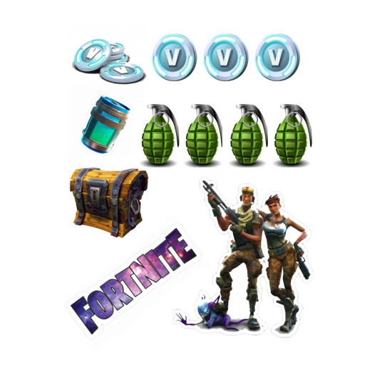 Valgomas paveiksliukas Fortnite figūrėlės Valgomas paveiksliukas Fortnite figūrėlės