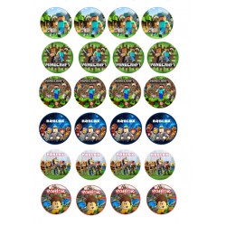 Valgomas paveiksliukas Roblox ir Minekraft Valgomas paveiksliukas Roblox ir Minekraft