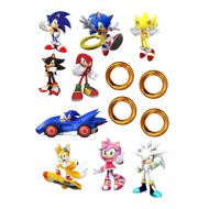 Valgomas paveiksliukas ežiukas Sonic figūrėlės Valgomas paveiksliukas ežiukas Sonic figūrėlės