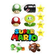 Paveiksliukas Super Mario valgomoms dekoracijoms