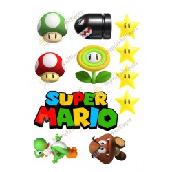 Paveiksliukas Super Mario valgomoms dekoracijoms