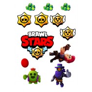 Valgomas paveiksliukas figūrėlėms Brawl Stars Valgomas paveiksliukas figūrėlėms Brawl Stars