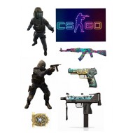 Valgomas paveiksliukas CS GO figūrėlės