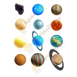 Valgomas paveiksliukas Saulės sistema