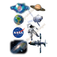 Valgomas paveiksliukas Kosmoso tema 