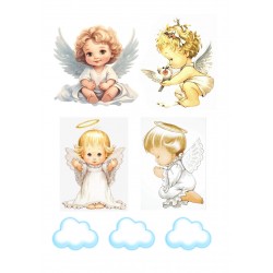 Valgomas paveiksliukas ''Keturi angeliukai'' Valgomas paveiksliukas ''Keturi angeliukai''