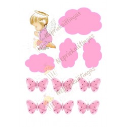 Valgomas paveiksliukas ''Rožinis angeliukas'' Valgomas paveiksliukas ''Rožinis angeliukas''