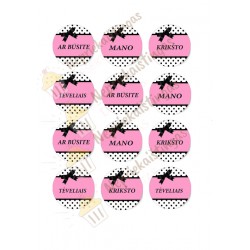 Valgomas paveiksliukas "Ar būsite mano krikšto tėveliais"  Valgomas paveiksliukas "Ar būsite mano krikšto tėveliais"