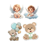 Valgomas paveiksliukas ,,Angeliukai ir meškiukai''