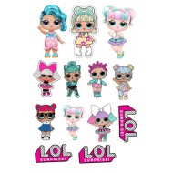 Valgomas paveiksliukas LOL lėlytės