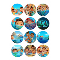 Valgomas paveiksliukas "Luca" figūrėlėms