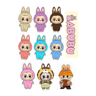 Valgomas paveiksliukas Labubu figūrėlės