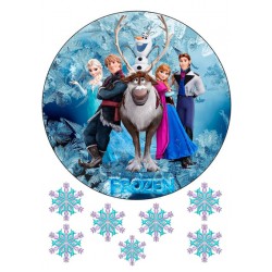 Valgomas paveiksliukas Frozen II 