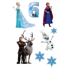 Valgomas paveiksliukas Ledo šalis 6 - tam gimtadieniui Valgomas paveiksliukas Ledo šalis 6 - tam gimtadieniui